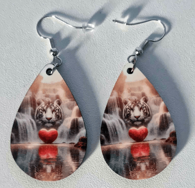 4 style de boucles d'oreilles forme goutte d'eau