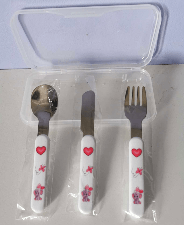 Set de couverts pour les tout-petits (version garçon ou fille)