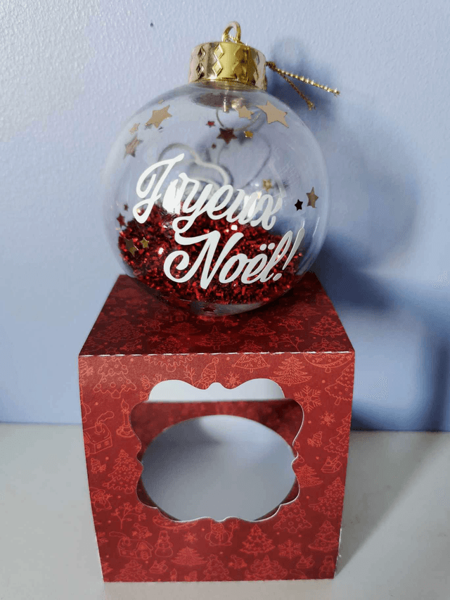 Boule "Joyeux Noël" 