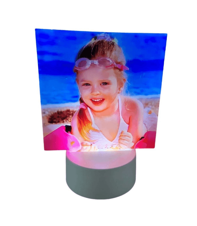 Cadres photo lumineux en acryliques, éclairage LED à personnaliser