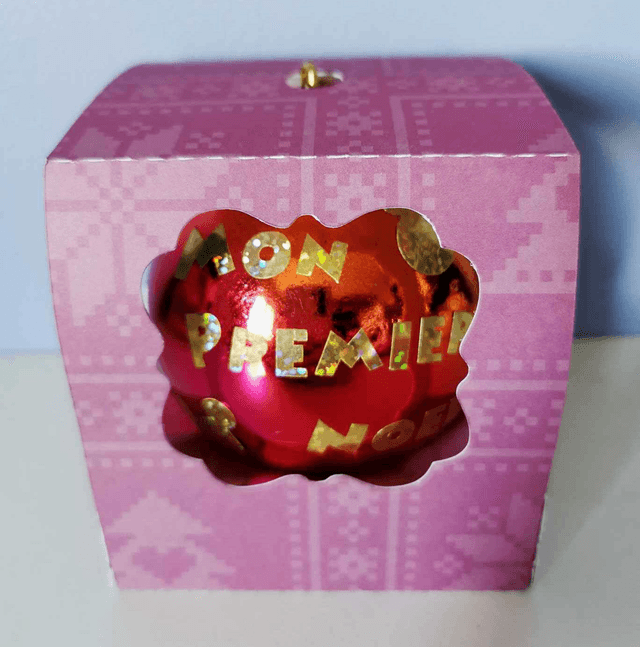 Boule de noël "mon premier noël"