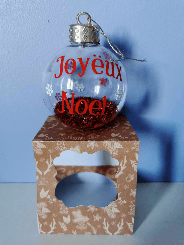 Boule "Joyeux Noël" 