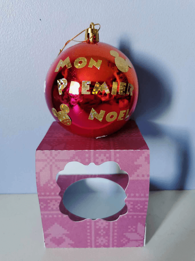 Boule de noël "mon premier noël"