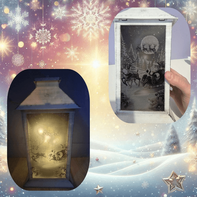 Lanterne de noël (3ème modèle)