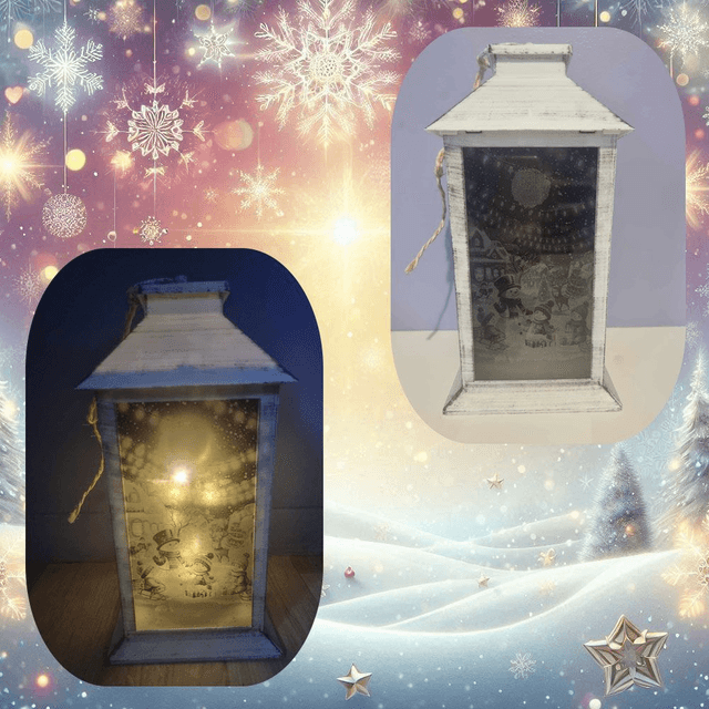 Lanterne de noël (3ème modèle)