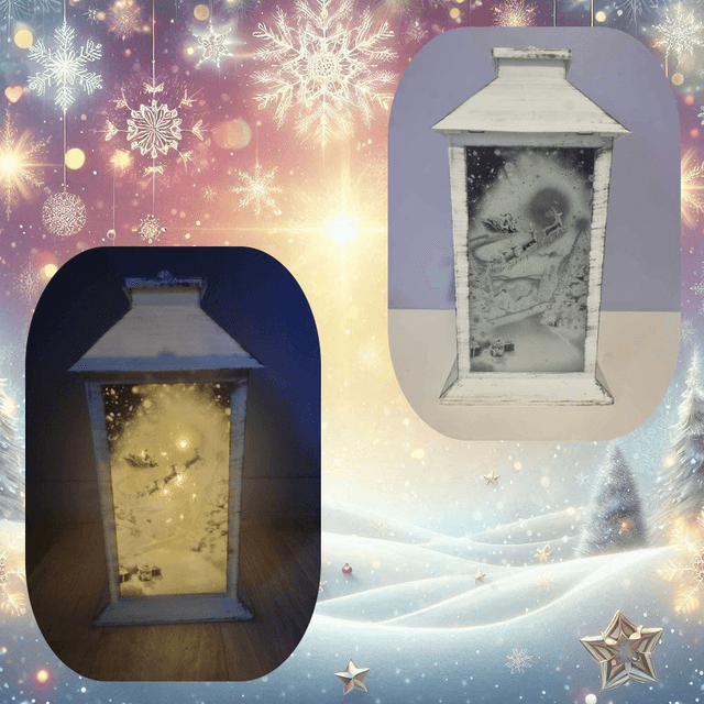 Lanterne de noël (2ème modèle)