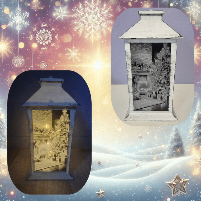 Lanterne de noël (2ème modèle)