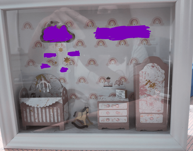 Cadre de naissance 3D à personnaliser (sur commande)