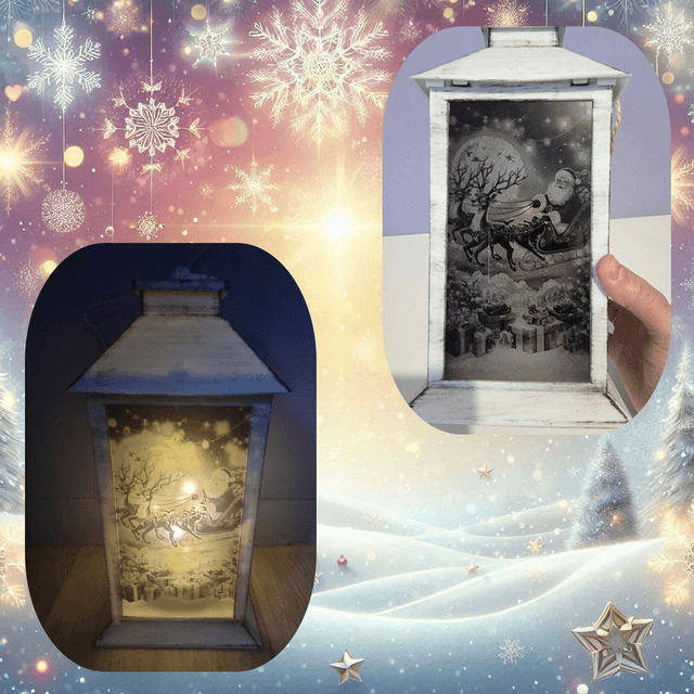 Lanterne de noël (4ème modèle)