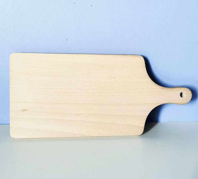 Planche à découper 38 x 17 x 1,5 cm personnalisable