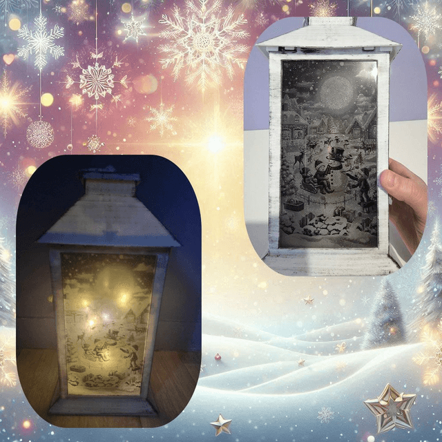 Lanterne de noël (4ème modèle)
