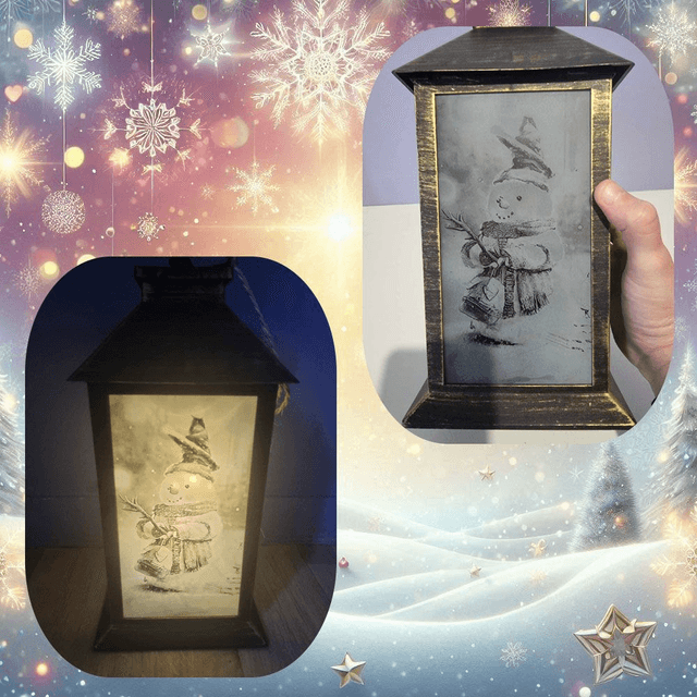 Lanterne de noël (1er modèle)