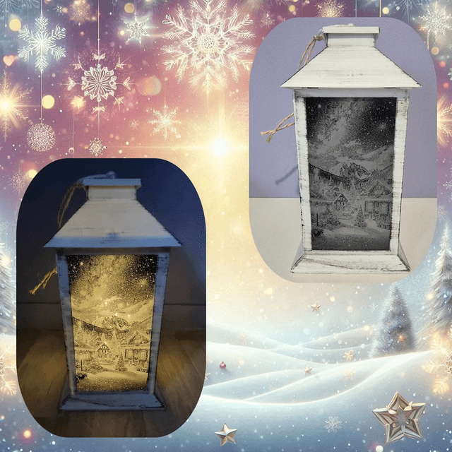 Lanterne de noël (2ème modèle)