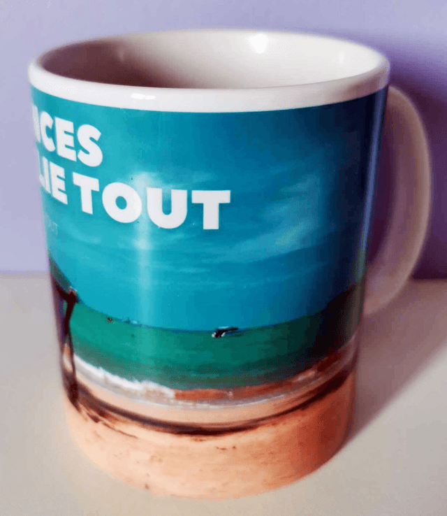 Mug "Vacances j'oublie tout"