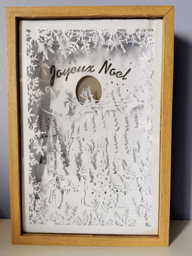 Lightbox "joyeux noël" 