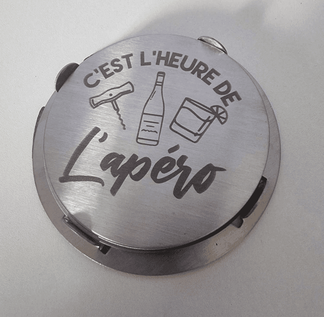set de dessous de verre sur le thème &quot;Apéro&quot;