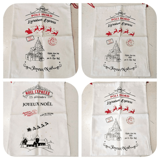 Hotte de noël (4 styles)