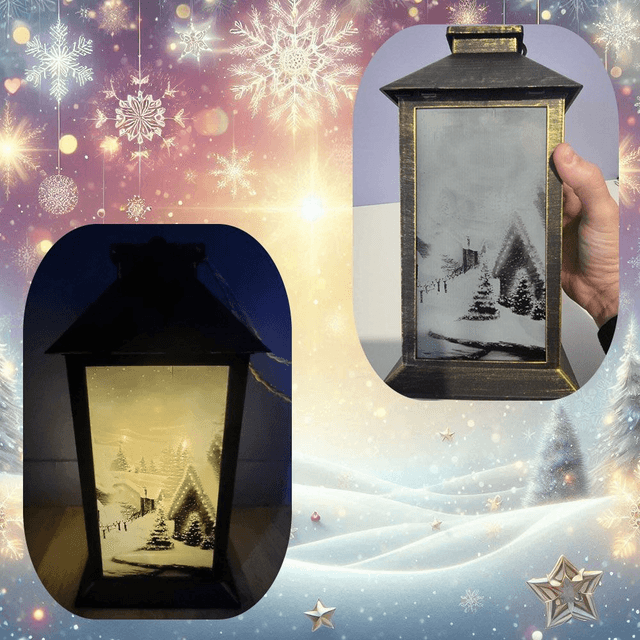 Lanterne de noël (1er modèle)